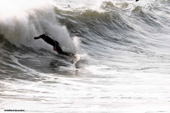 Abercrombie & Fitch Supermodel Albert Reed Surfing