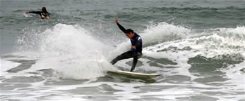 Abercrombie & Fitch Super model Albert Reed Surfing
