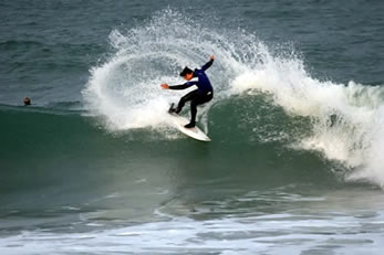 Abercrombie & Fitch Super model Albert Reed Surfing
