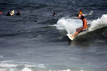 Abercrombie & Fitch Super model Albert Reed Surfing